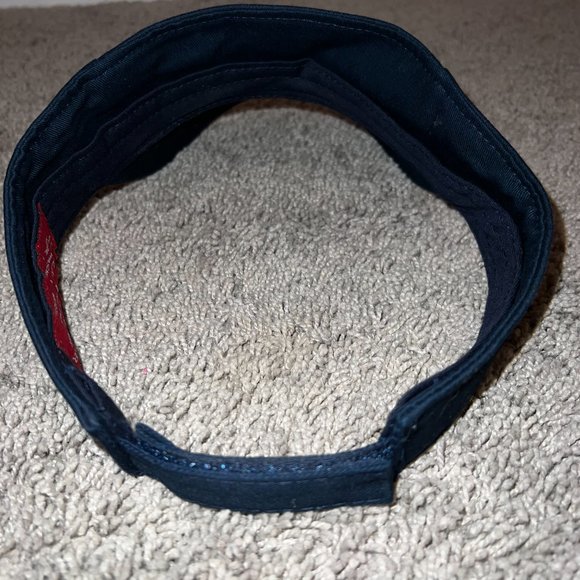 BJR Classic Navy Blue Hilton Head Travel Golf Sun Sports Adjustable Visor Hat - Picture 3 of 6